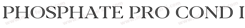 Phosphate Pro Cond Inline Regular Unde字体转换